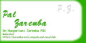 pal zaremba business card